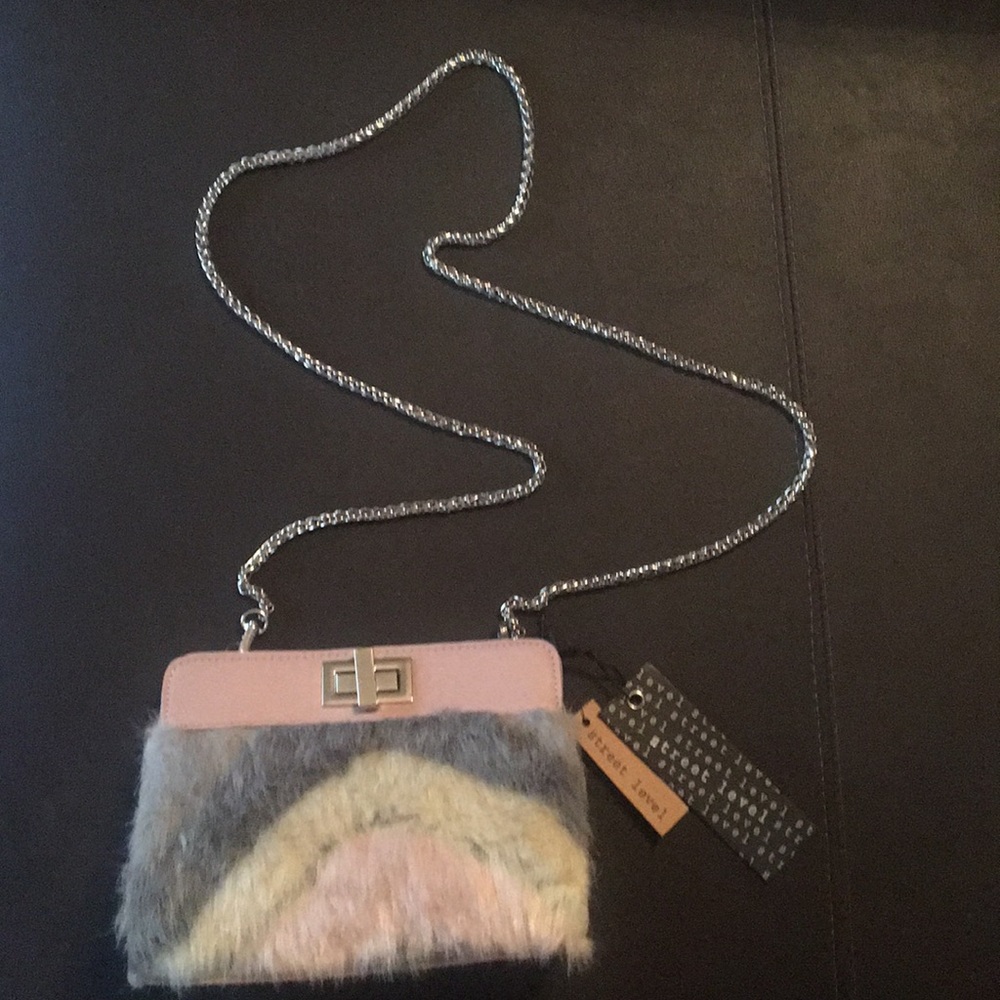 Faux fur bag